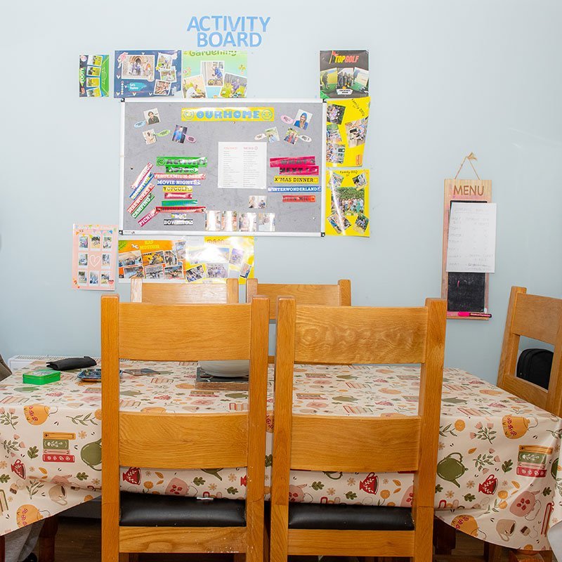 Activity space inside the home